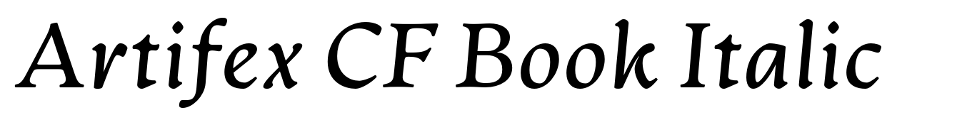 Artifex CF Book Italic